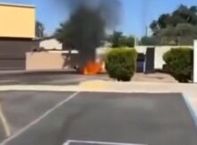 Morador de rua morre carbonizado após atear fogo ao próprio corpo em estacionamento de Fresno, na Califórnia